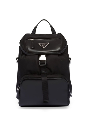 Prada Re-Nylon And Leather Backpack Shoulder Bag