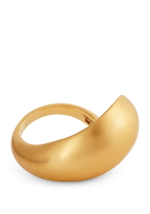 Nada Ghazal Yellow Gold Fuse Basic Ring (Size 6.5)
