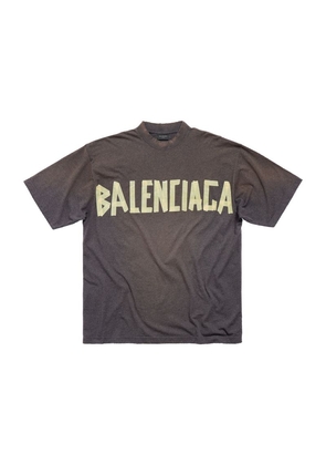 Balenciaga Oversized Tape Logo T-Shirt