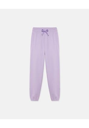Stella McCartney - Cuffed Sweatpants, Woman, Purple Glow, Size: S