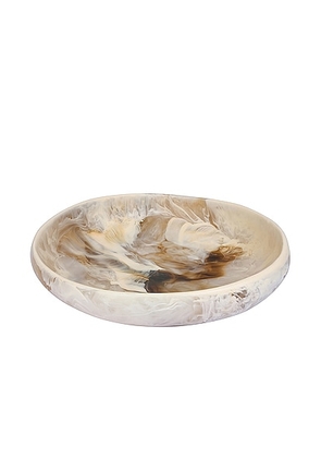 DINOSAUR DESIGNS Medium Earth Bowl in Light Horn Swirl - Beauty: NA. Size all.