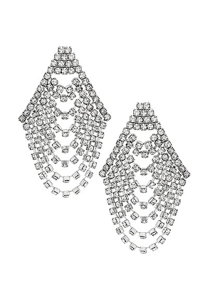 Jennifer Behr Seraphina Earrings in Crystal - Crystal. Size all.