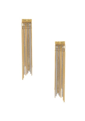 Demarson Naya Earrings in 12k Shiny Gold - Metallic Gold. Size all.