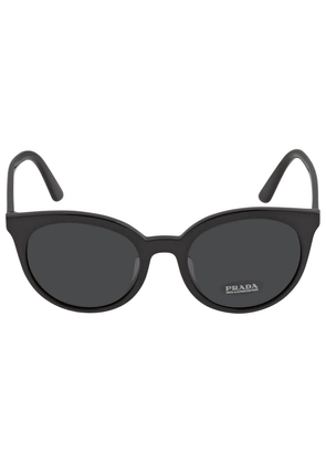 Prada Grey Gradient Round Ladies Sunglasses PR 02XSF 1AB5S0 53