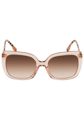 Burberry Caroll Gradient Brown Square Ladies Sunglasses BE4323 400613 54