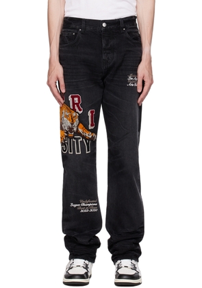 AMIRI Black Tiger Jeans