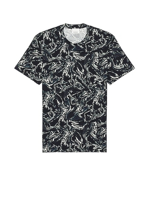 Isabel Marant Honore Marble T-shirt in Faded Night - Navy. Size M (also in S, XL/1X).