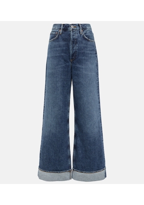 Agolde Dame high-rise wide-leg jeans
