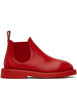 Marsèll Red Gomme Gommello Chelsea Boots
