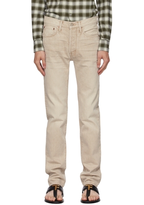 TOM FORD Beige Patch Jeans