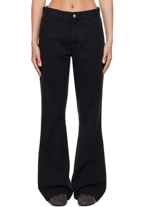 Stockholm (Surfboard) Club Black Flared Trousers
