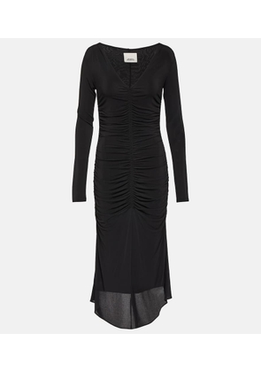 Isabel Marant Laly ruched jersey midi dress