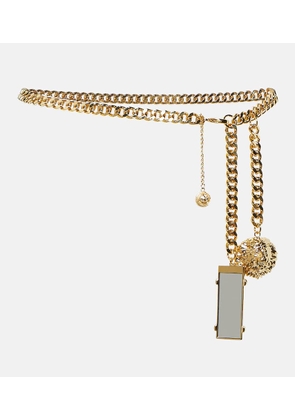 Balmain Embellished chain belt