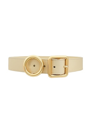 JACQUEMUS La Ceinture Regalo in Light Ivory - Ivory. Size 100 (also in 80, 85, 90, 95).