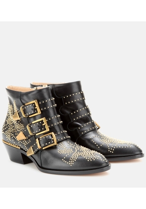 Chloé Susanna studded leather ankle boots