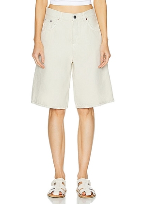 Haikure Becky Short in Natural - Ivory. Size 25 (also in 29, 30).