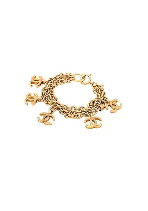 chanel Chanel Coco Mark Chain Bracelet in Gold - Metallic Gold. Size all.