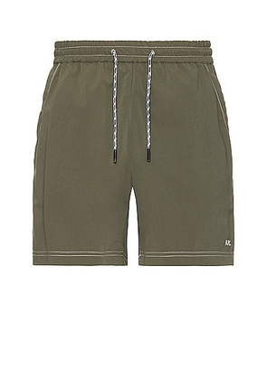 A.P.C. Short Bobby in Dark Green - Green. Size L (also in S, XL).