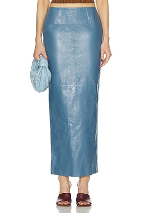 Marni Maxi Skirt in Opal - Blue. Size 40 (also in ).