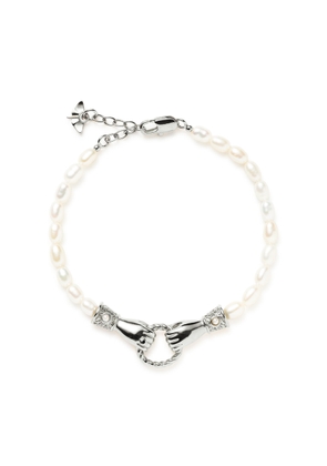 Missoma X Harris Reed In Good Hands Pearl Bracelet - One Size