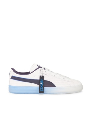 Puma Select x Playstation Suede in Glacial Gray & New Navy - White. Size 10 (also in 10.5, 11, 9, 9.5).