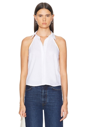 Citizens of Humanity Adeline Sleeveless Shirt in Optic White - White. Size M (also in L, S, XL, XS).