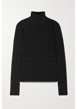 Givenchy - Jacquard-knit Turtleneck Sweater - Black - x small,small,medium,large
