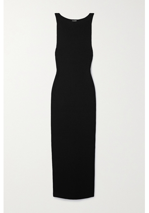 KHAITE - Evelyn Stretch-knit Maxi Dress - Black - x small,small,medium,large
