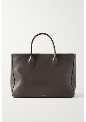 The Row - Luxe E/w Leather Tote - Brown - One size