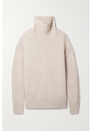 &Daughter - + Net Sustain Fintra Wool Turtleneck Sweater - Neutrals - x small,small,medium,large,x large