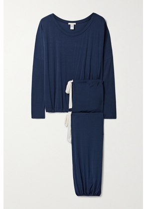 Eberjey - Gisele Stretch-modal Pajama Set - Blue - small,medium,large