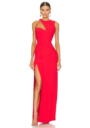 Amanda Uprichard x REVOLVE Gilda Gown in Red. Size S, XS.