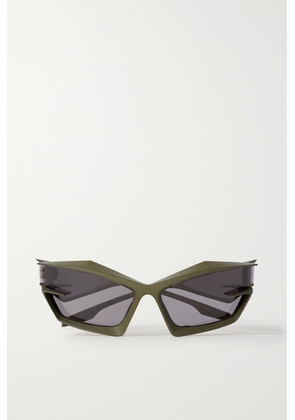 Givenchy - Giv Cut Cat-eye Nylon Sunglasses - Green - One size