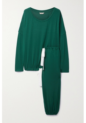Eberjey - + Net Sustain Gisele Stretch-tencel™ Modal Pajama Set - Green - x small,small,medium,large,x large