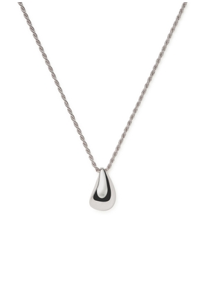 Missoma Savi Droplet Rhodium-plated Necklace - Silver