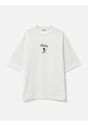 Logo Rose Cotton T-Shirt