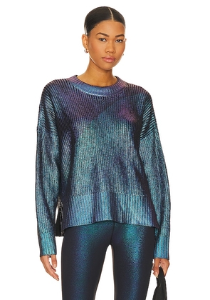 BEACH RIOT Callie Sweater in Blue. Size M, S, XL.