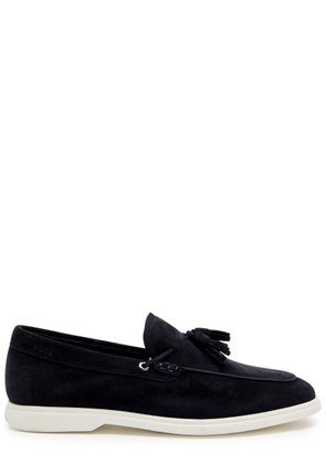 Boss Sienne Suede Loafers - Navy