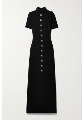 Andrew Gn - Embellished Crepe Maxi Dress - Black - FR34,FR36,FR38,FR40,FR42,FR44,FR46