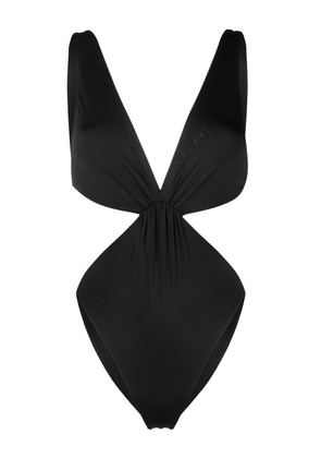 Forte Forte ruched cut-out swimsuit - Black