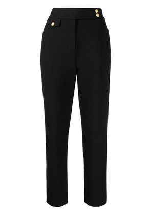 Veronica Beard cropped high-waisted trousers - Black