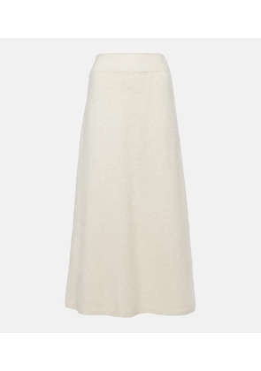 Lisa Yang Asta brushed cashmere midi skirt