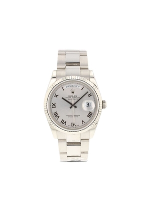 Rolex 2001 pre-owned Day-Date 36mm - Silver