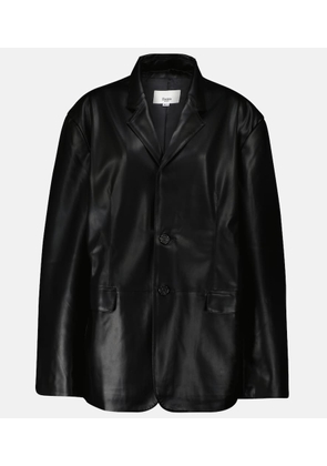 The Frankie Shop Olympia faux leather blazer