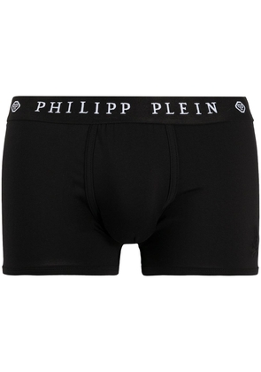 Philipp Plein logo embroidered boxers - Black