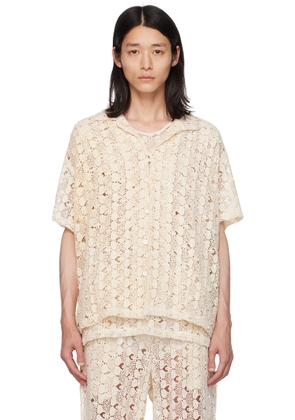 HARAGO Off-White Buttoned Shirt