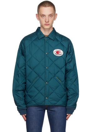 thisisneverthat Navy Quilted Down Jacket