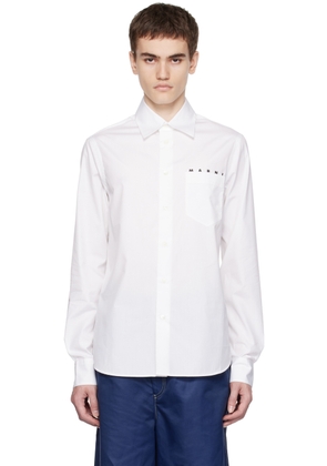 Marni White Printed Shirt