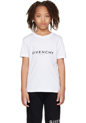 Givenchy Kids White Printed T-Shirt