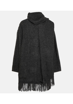 Marant Etoile Faty wool-blend scarf coat